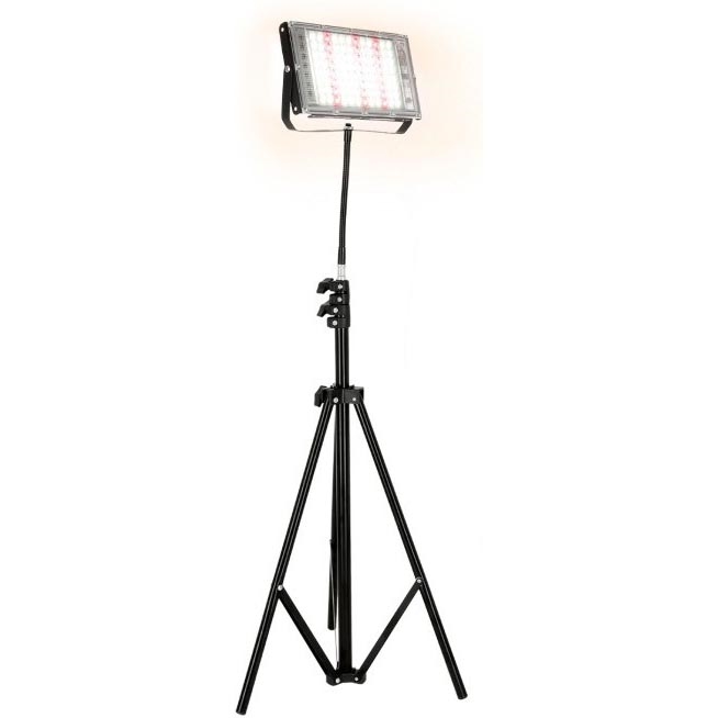 LED Προβολέας με βάση για ανάπτυξη φυτών FIRON LED/45W/230V IP54 μαύρο