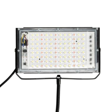 LED Προβολέας με βάση για ανάπτυξη φυτών FIRON LED/45W/230V IP54 μαύρο