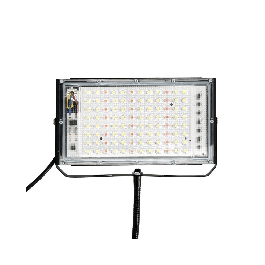 LED Προβολέας με βάση για ανάπτυξη φυτών FIRON LED/45W/230V IP54 μαύρο