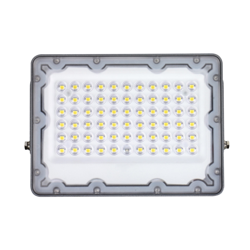 LED Προβολέας με ηλιακό πάνελ FOCUS 60W/10000 mAh 3,2V 6000K IP65 + τηλεχειριστήριο