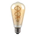 LED Ρυθμιζόμενη Λάμπα FILAMENT ST64 E27/4,8W/230V 1800K