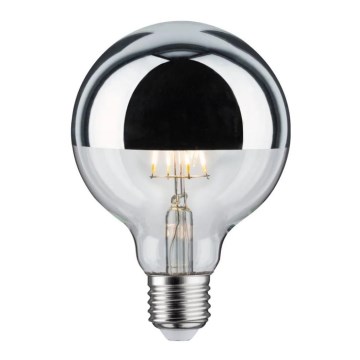LED Ρυθμιζόμενη Λάμπα με Καθρεπτισμένο Κύλινδρο GLOBE E27/6,5W/230V - Paulmann 28673