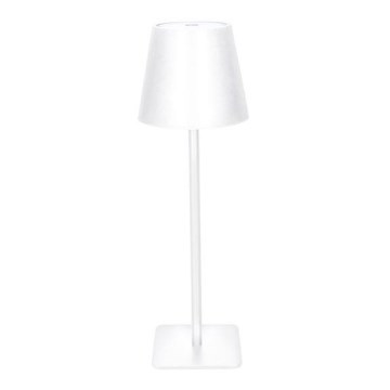 LED Ρυθμιζόμενο επαναφορτιζόμενο επιτραπέζιο φωτιστικό αφής LUCCA LED/3,7V 3000/4000/6500K 2000 mAh λευκό