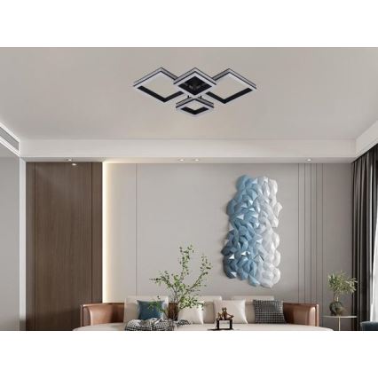 LED Ρυθμιζόμενο επιφανειακό φωτιστικό οροφής LED/175W/230V 3000-6500K + τηλεχειριστήριο