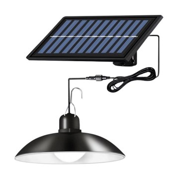 LED Ρυθμιζόμενο ηλιακό φωτιστικό με καλώδιο LED/1,8W/3,7V IP44 6500K 1600 mAh + τηλεχειριστήριο