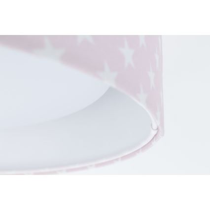 LED Ρυθμιζόμενο Παιδικό Οροφής Φωτιστικό SMART GALAXY KIDS LED/24W/230V 3000-6500K αστεράκια ροζ/λευκό + τηλεχειριστήριο