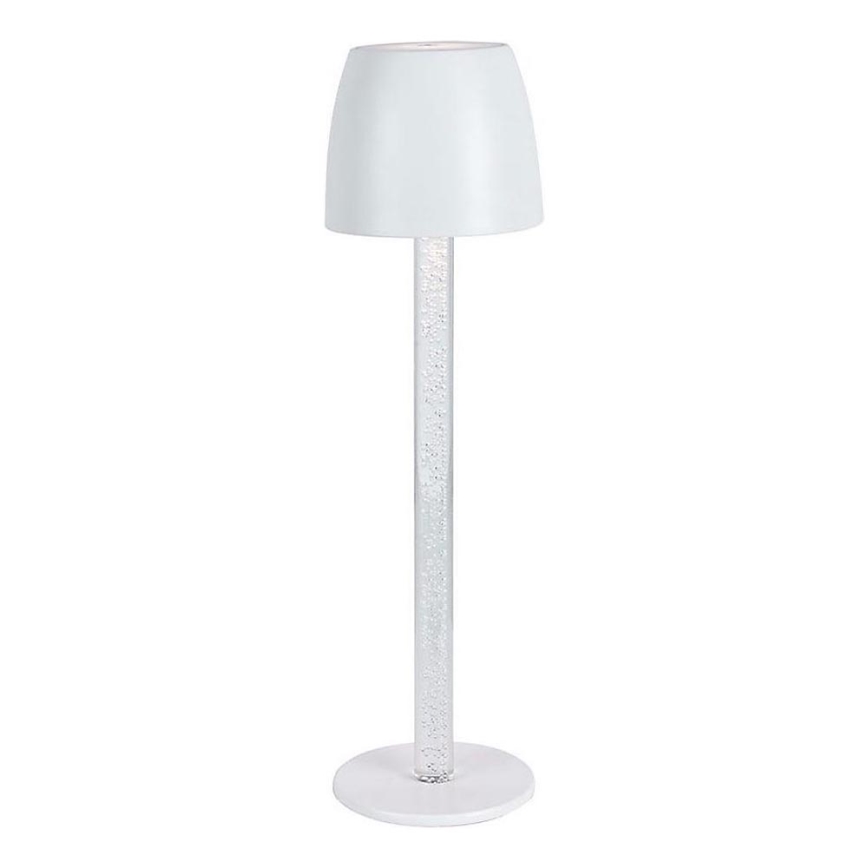 LED Ρυθμιζόμενο Φωτιστικό Επιτραπέζιο Επαναφορτιζόμενο με Αφή LED/3W/5V 3000K 1800 mAh λευκό