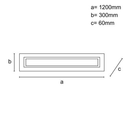 LED ρυθμιζόμενο φωτιστικό οροφής/55W/230V 3000-6500K + τηλεχειριστήριο