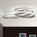 LED Ρυθμιζόμενο Φωτιστικό Οροφής CIRCUS LED/30W/230V ασημί