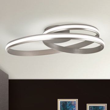 LED Ρυθμιζόμενο Φωτιστικό Οροφής CIRCUS LED/30W/230V ασημί