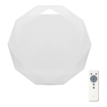 LED Ρυθμιζόμενο φωτιστικό οροφής DIAMANT LED/80W/230V + τηλεχειριστήριο