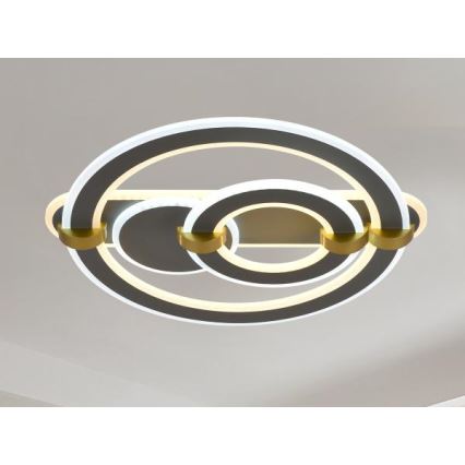 LED Ρυθμιζόμενο φωτιστικό οροφής LED/120W/230V 3000-6500K + τηλεχειριστήριο