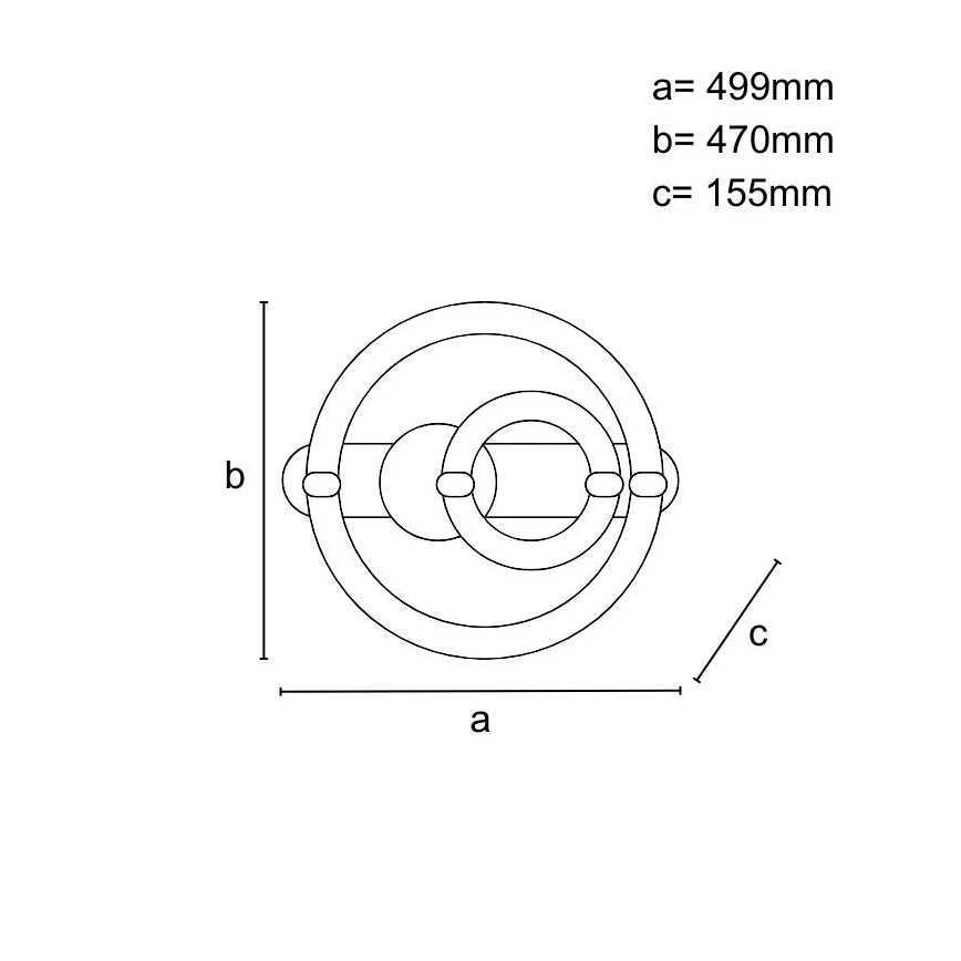 LED Ρυθμιζόμενο φωτιστικό οροφής LED/120W/230V 3000-6500K + τηλεχειριστήριο