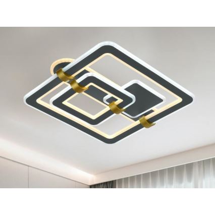 LED Ρυθμιζόμενο φωτιστικό οροφής LED/140W/230V 3000-6500K + τηλεχειριστήριο