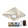 LED Ρυθμιζόμενο φωτιστικό οροφής LED/150W/230V 3000-6500K + τηλεχειριστήριο
