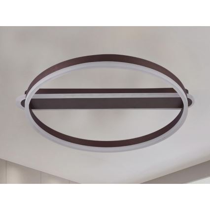 LED Ρυθμιζόμενο φωτιστικό οροφής LED/60W/230V 3000-6500K + τηλεχειριστήριο