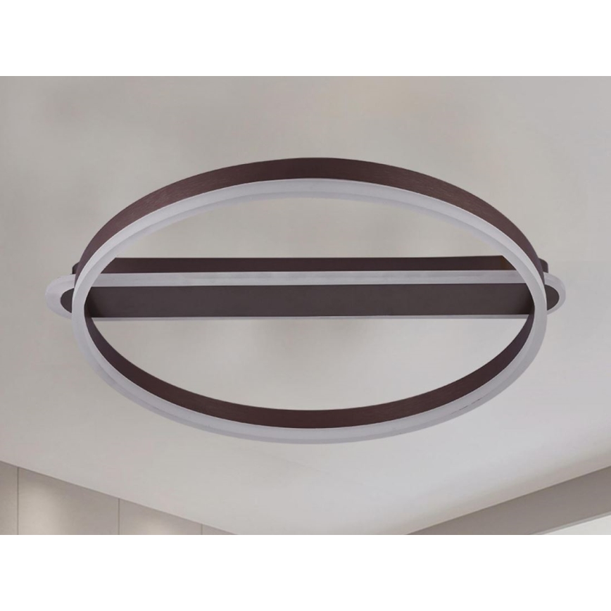 LED Ρυθμιζόμενο φωτιστικό οροφής LED/60W/230V 3000-6500K + τηλεχειριστήριο