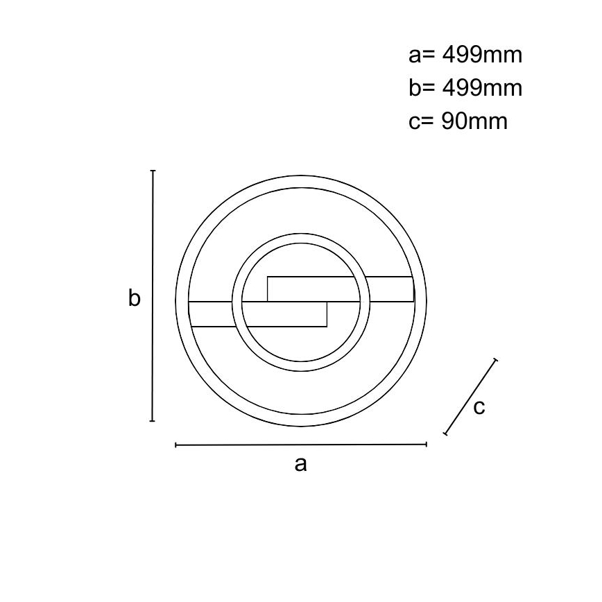 LED ρυθμιζόμενο φωτιστικό οροφής LED/80W/230V 3000-6500K + τηλεχειριστήριο