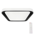 LED Ρυθμιζόμενο Φωτιστικό Οροφής QUADRO LED/38W/230V 3000-6000K λευκό/μαύρο + τηλεχειριστήριο