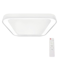 LED Ρυθμιζόμενο φωτιστικό οροφής QUADRO LED/66W/230V 3000-6000K λευκό + τηλεχειριστήριο