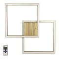 LED Ρυθμιζόμενο φωτιστικό οροφής RAMME LED/48W/230V ματ δρυς + τηλεχειριστήριο