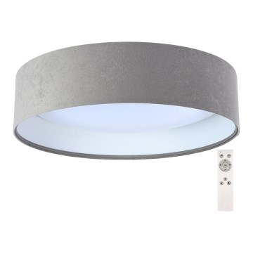 LED Ρυθμιζόμενο Φωτιστικό Οροφής SMART GALAXY LED/24W/230V Ø 44 εκ. γκρι/λευκό 3000-6500K + τηλεχειριστήριο