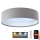 LED Ρυθμιζόμενο Φωτιστικό Οροφής SMART GALAXY LED/36W/230V διάμ. 55 εκ. 2700-6500K Wi-Fi Tuya γκρι/λευκό + τηλεχειριστήριο