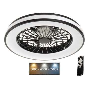 LED Ρυθμιζόμενο φωτιστικό οροφής με ανεμιστήρα PLAVE LED/48W/230V 3000/4000/6500K + τηλεχειριστήριο