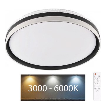 LED Ρυθμιζόμενο φωτιστικό οροφής μπάνιου BARBARA LED/72W/230V διάμ. 48,5 εκ. 3000-6000K IP44 + τηλεχειριστήριο