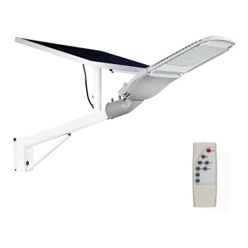 LED Ρυθμιζόμενος Ηλιακός Φωτισμός Δρόμου SAMSUNG CHIP LED/50W/6,4V 4000K IP65 30000 mAh + τηλεχειριστήριο