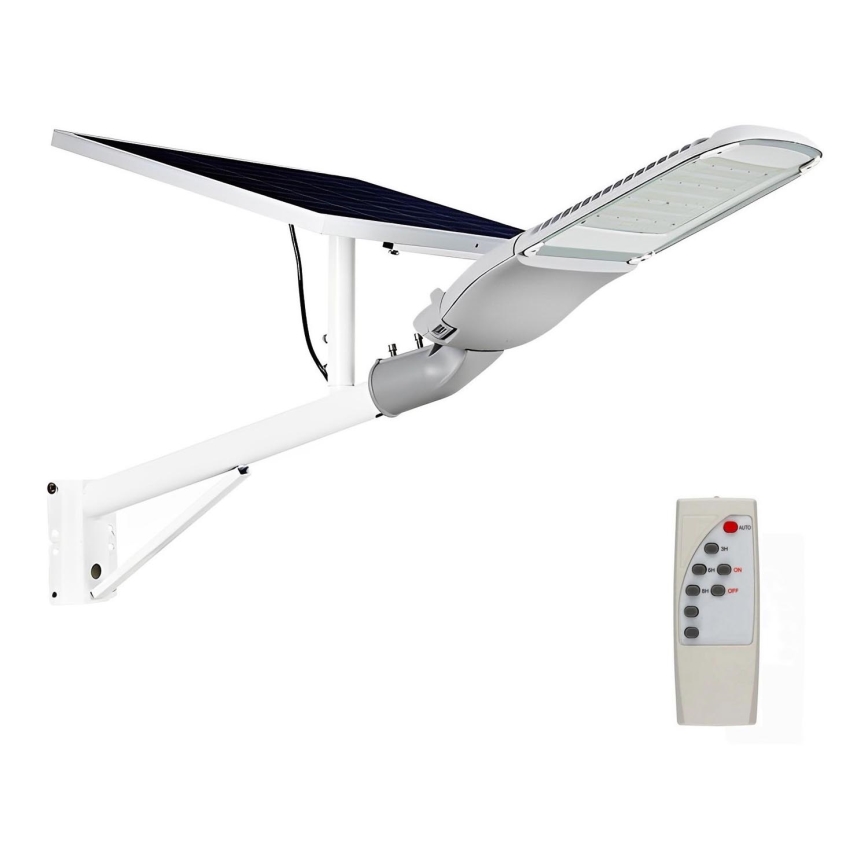 LED Ρυθμιζόμενος Ηλιακός Φωτισμός Δρόμου SAMSUNG CHIP LED/50W/6,4V 4000K IP65 30000 mAh + τηλεχειριστήριο