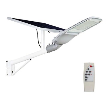 LED Ρυθμιζόμενος Ηλιακός Φωτισμός Δρόμου SAMSUNG CHIP LED/50W/6,4V 6000K IP65 30000 mAh + τηλεχειριστήριο
