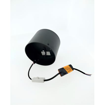LED σποτ 10W/230V 3000/4000/6400K Ø 12 cm μαύρο
