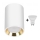 LED Σποτ CHLOE 1xGU10/6W/230V στρογγυλό λευκό/χρυσαφί