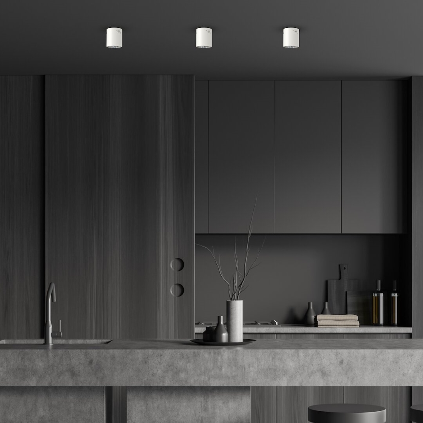 LED Σποτ GEORGE 1xE27/6W/230V διάμετρος 11 cm λευκό