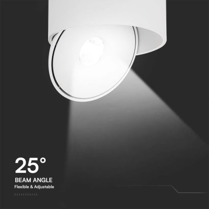 LED Flexible φωτιστικό σποτ LED/20W/230V 3000/4000/6400K CRI 90 λευκό