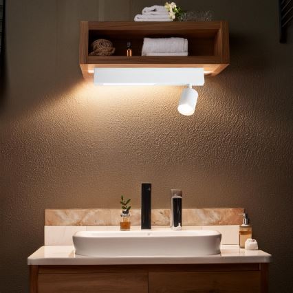 LED Σποτ MAGNET LED/5W/230V + 1xGU10/60W 3000/4000K λευκό
