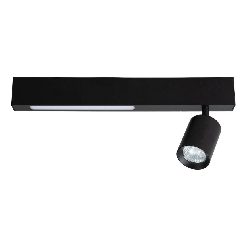 LED Σποτ MAGNET LED/5W/230V + 1xGU10/60W 3000/4000K μαύρο
