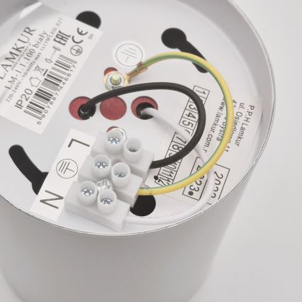 LED Σποτ TACO 1xE27/15W/230V λευκό