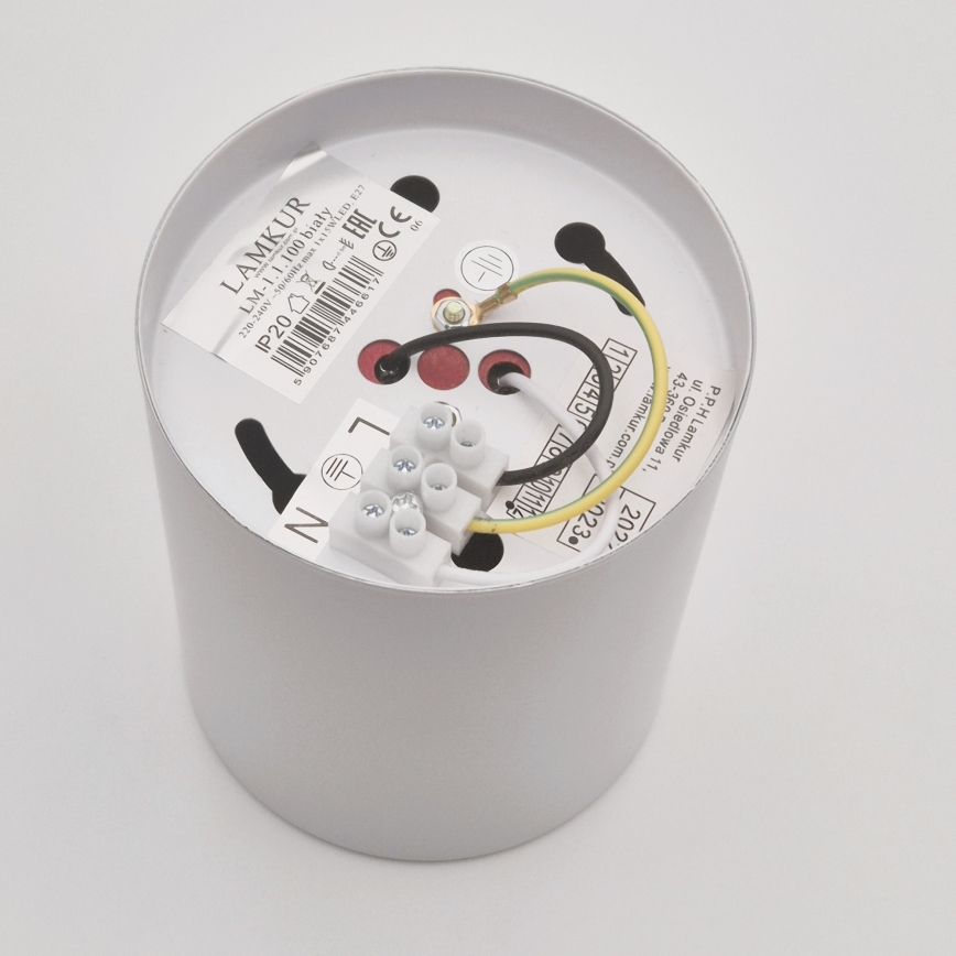 LED Σποτ TACO 1xE27/15W/230V λευκό