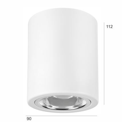 LED Σποτ TACO 1xE27/15W/230V λευκό