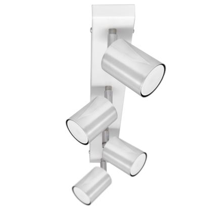 LED Σποτ TUNE 4xGU10/4,8W/230V ματ χρώμιο/λευκό