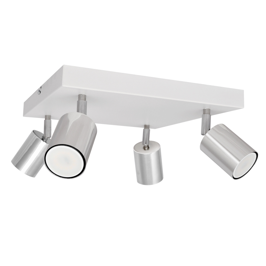 LED Σποτ TUNE 4xGU10/4,8W/230V ματ χρώμιο/λευκό