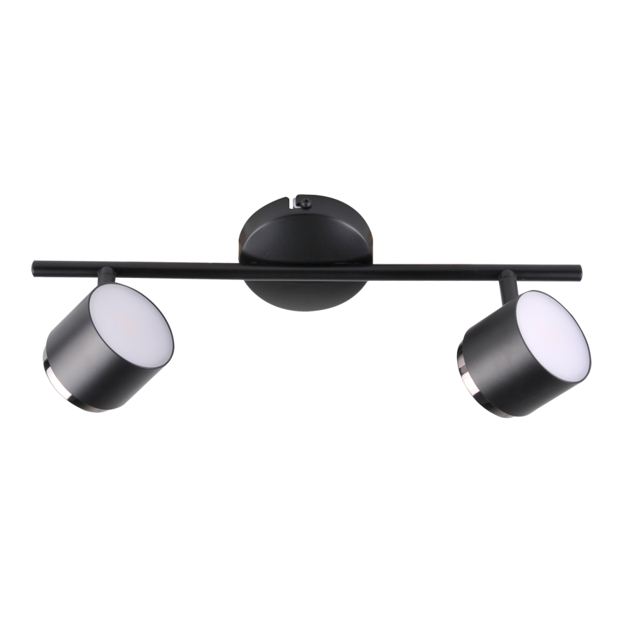 LED Σποτ με 2 φώτα KUBIK 2xLED/4,2W/230V μαύρο
