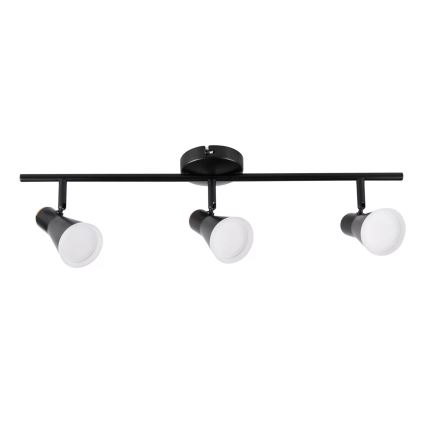 LED Σποτ με 3 φώτα BERG 3xLED/4,2W/230V μαύρο