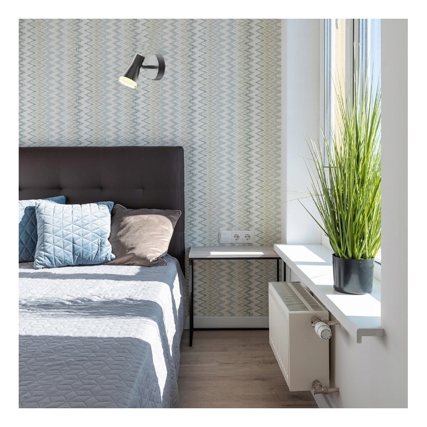 LED σποτ τοίχου BERG LED/4,2W/230V μαύρο