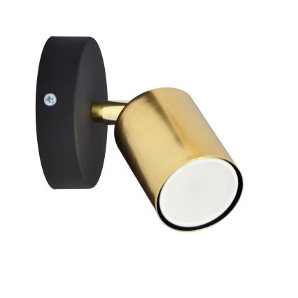 LED Σποτ τοίχου TUNE 1xGU10/4,8W/230V χρυσαφί/μαύρο