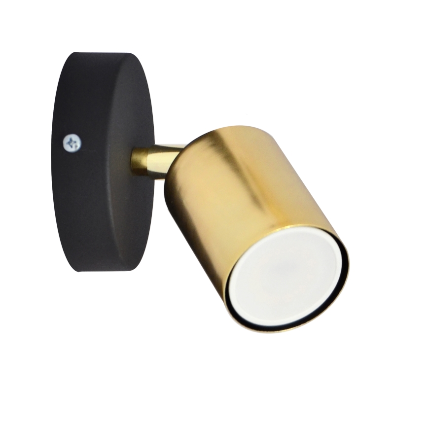 LED Σποτ τοίχου TUNE 1xGU10/4,8W/230V χρυσαφί/μαύρο
