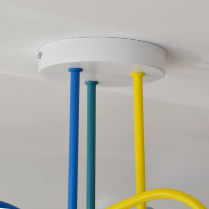 LED Σταθερό παιδικό πολύφωτο OXFORD 3xE27/15W/230V