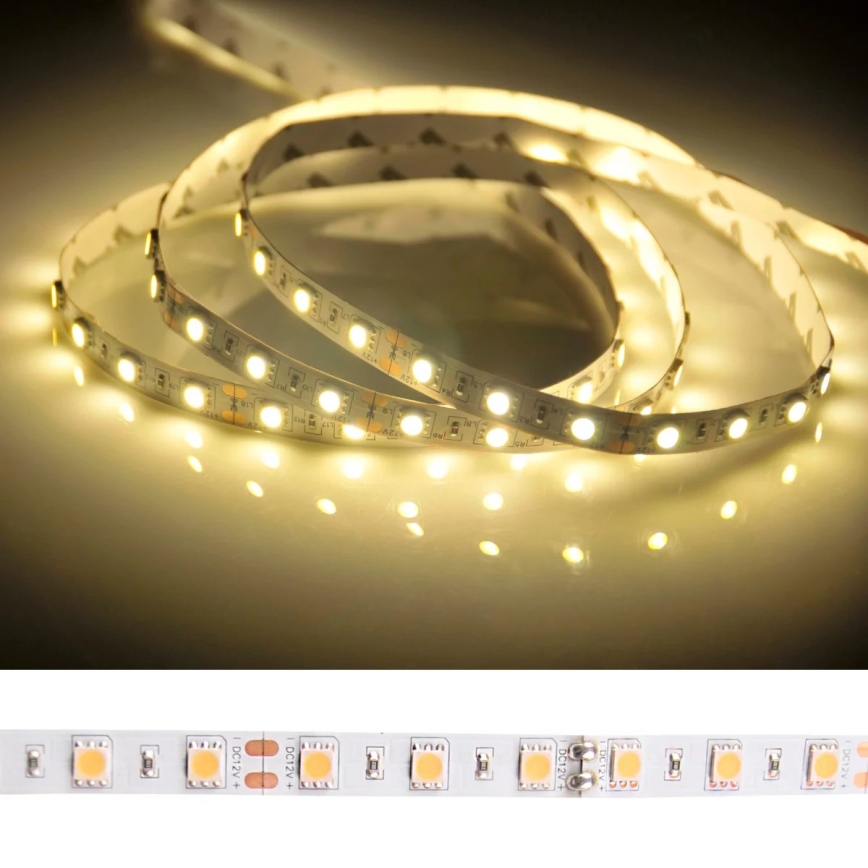 LED Ταινία 5 μέτρων LED/45W/12V IP65 λευκό